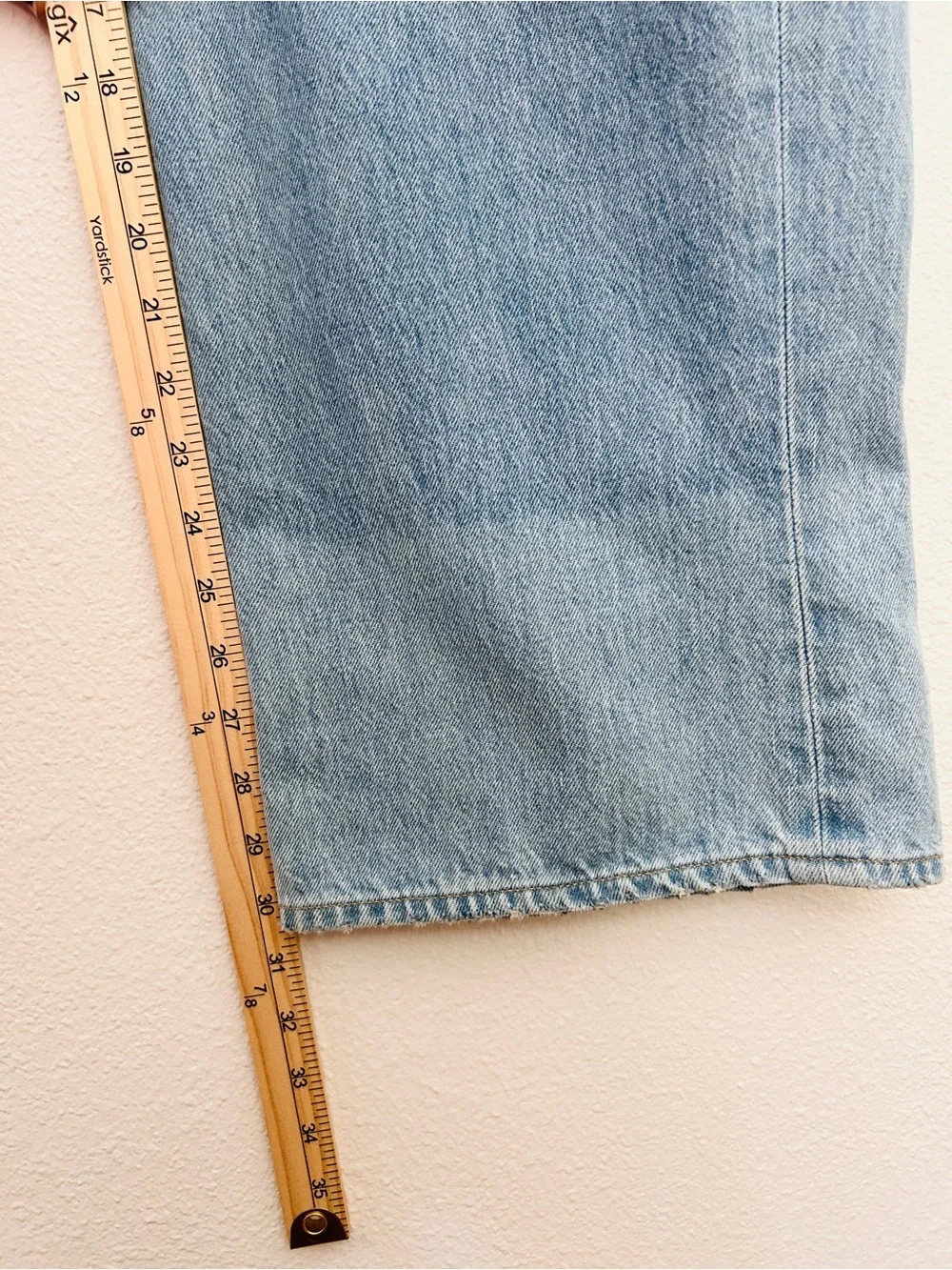 Citizens Of Humanity Ayla Baggy Cuffed Crop Jeans Blue Denim Women's Size 26 - Picture 15 of 16